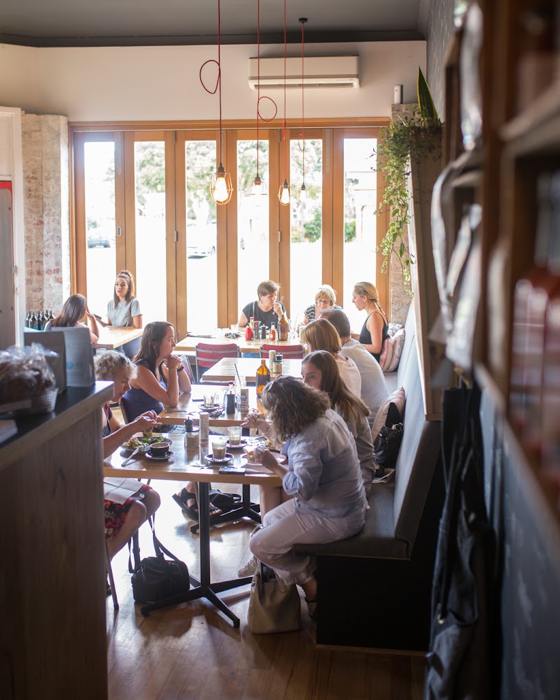 The interior of Darling Street cafe in Moonee Ponds. 