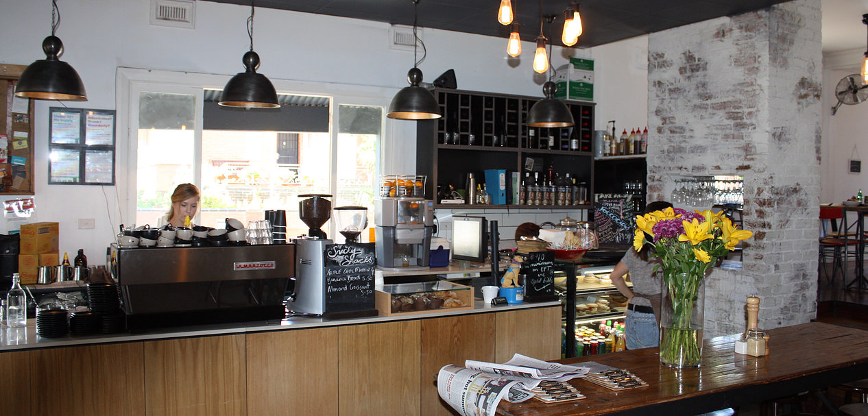 The interior of Local Folk cafe in Kensington. 